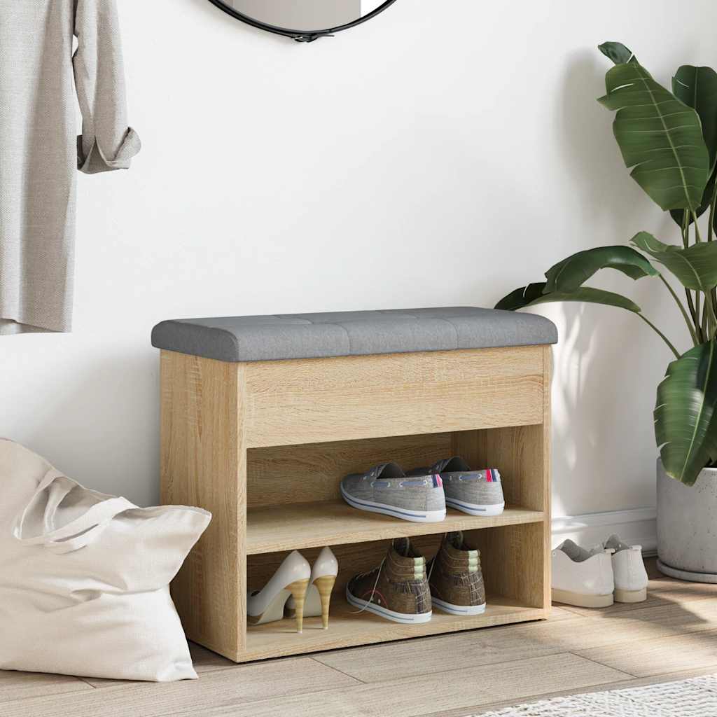 Skobenk Sonoma eik 62x32x50 cm konstruert tre