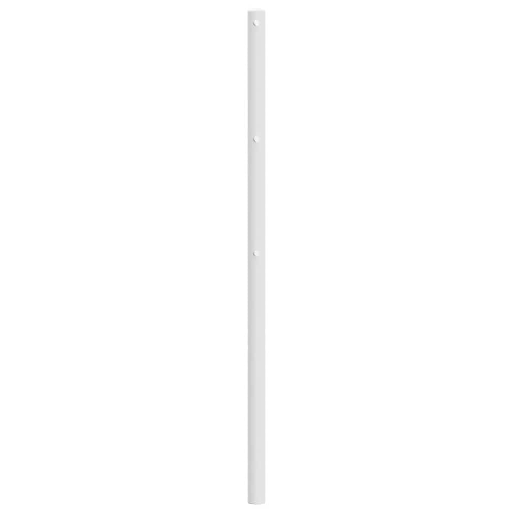 Utskiftbar sengegavl i metall hvit 100 cm