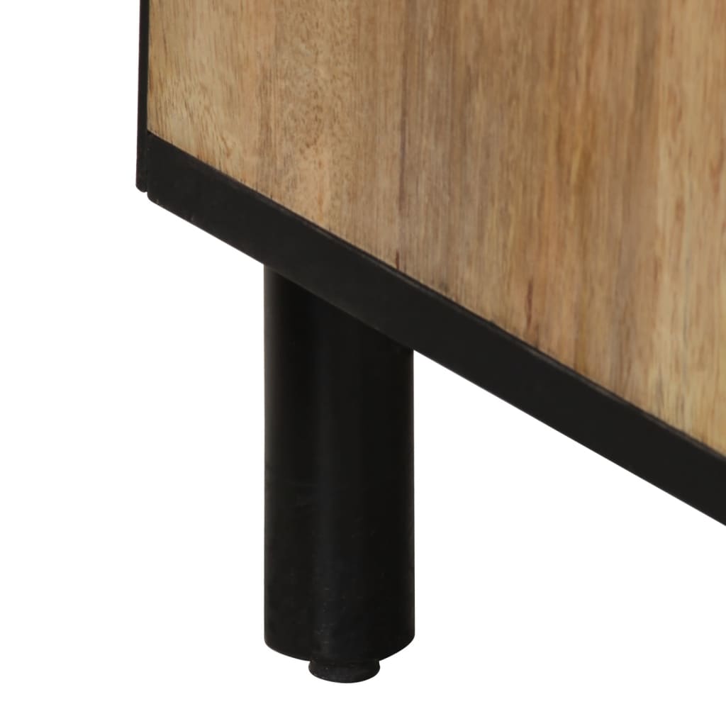Sideskap 2 stk 60x33x75 cm heltre mango