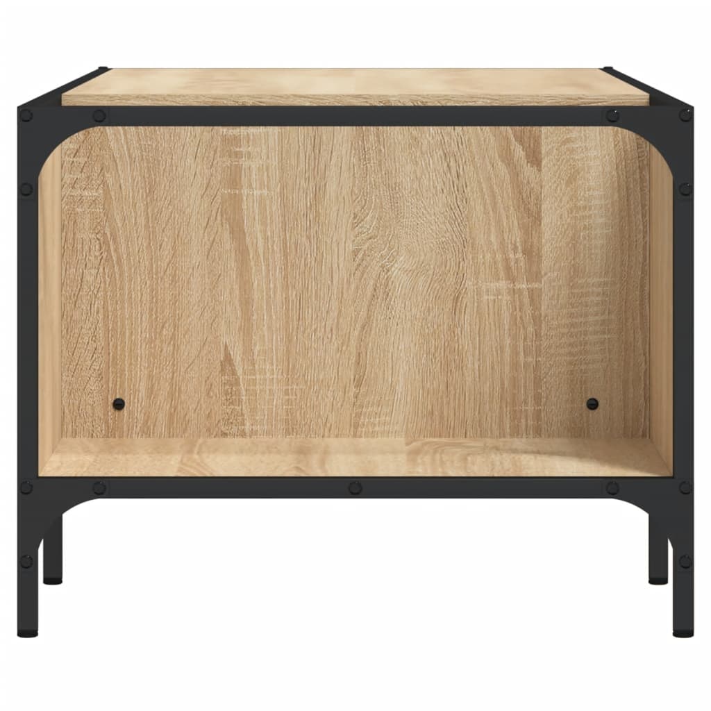 Salongbord med stativ sonoma eik 100x51x40 cm konstruert tre