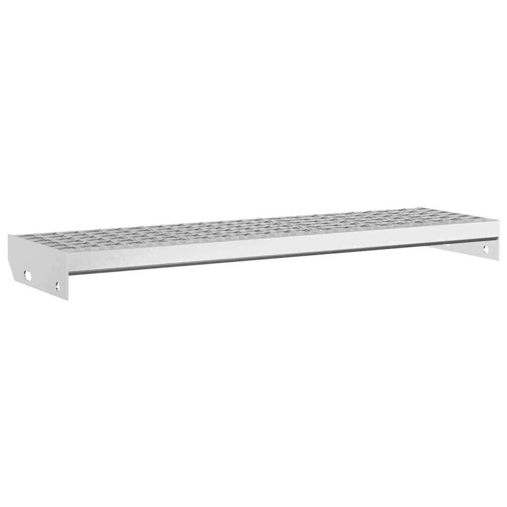 Gittertrinn 80x24x7 cm galvanisert stål