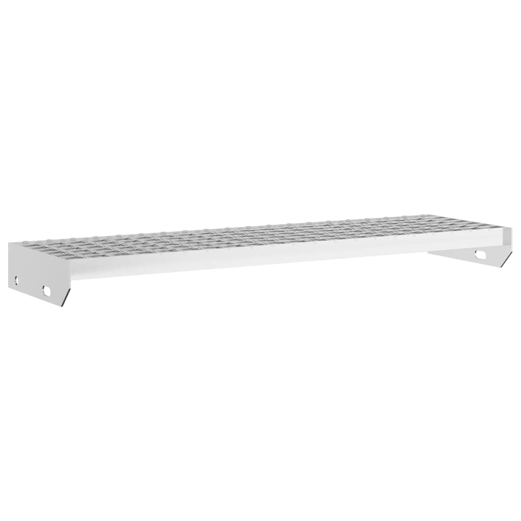 Gittertrinn 80x24x7 cm galvanisert stål
