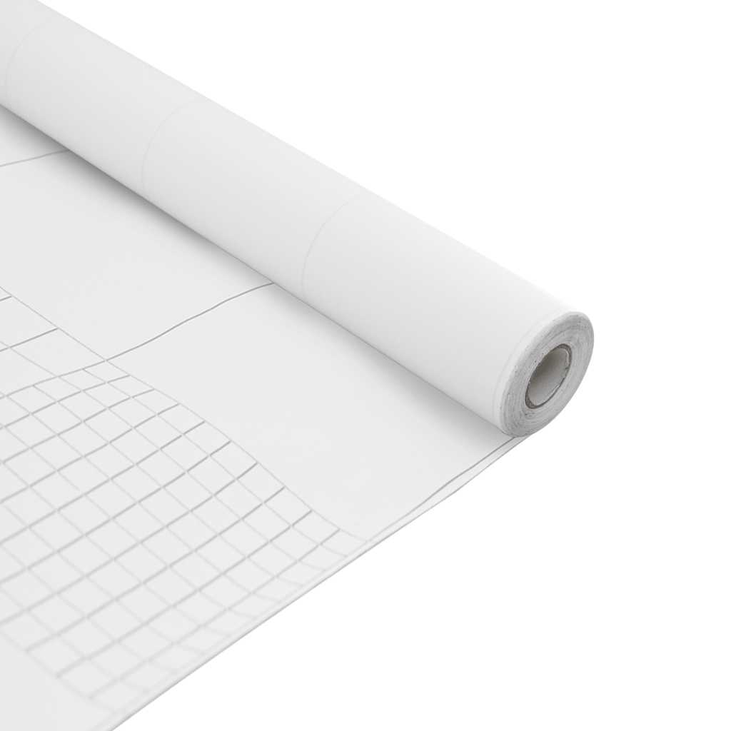 Vindusfilm frostet hvit PVC