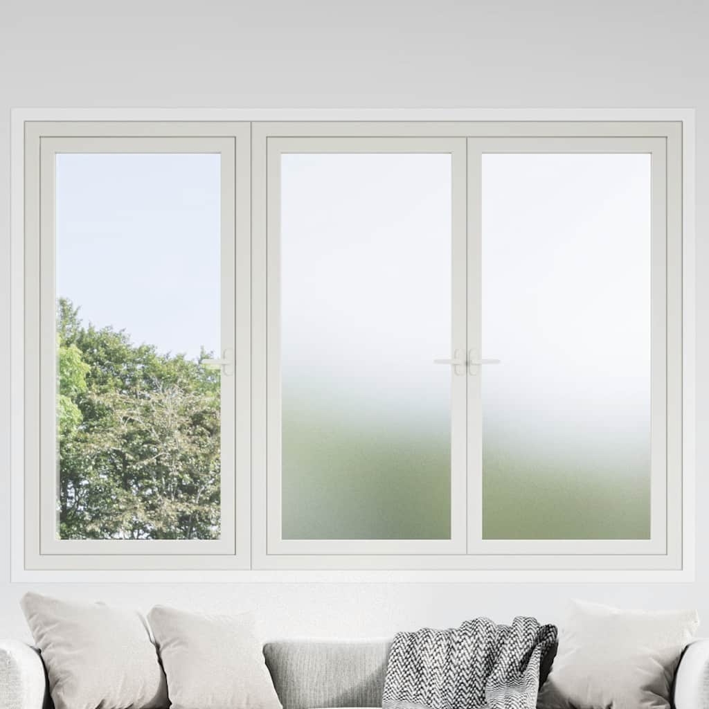 Vindusfilm frostet hvit PVC