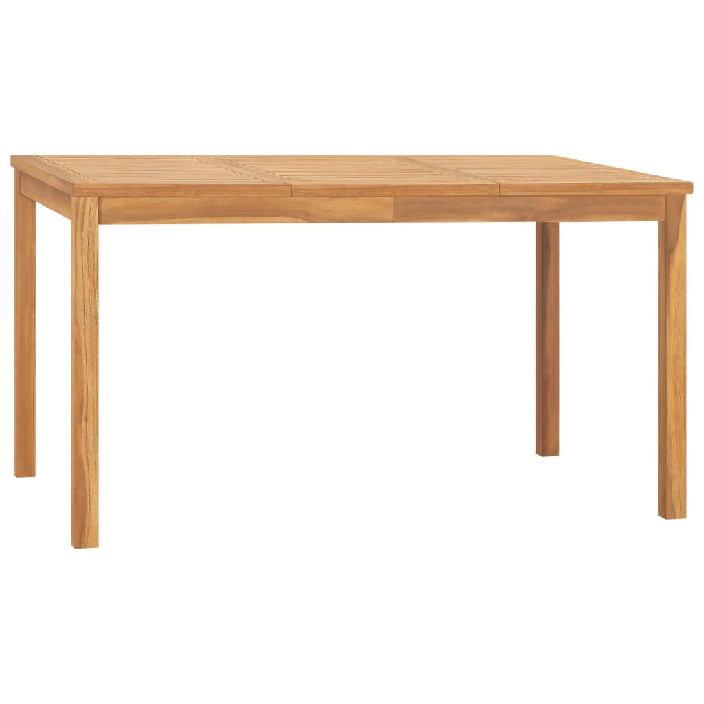 Hagespisegruppe 5 deler heltre teak vidaXL