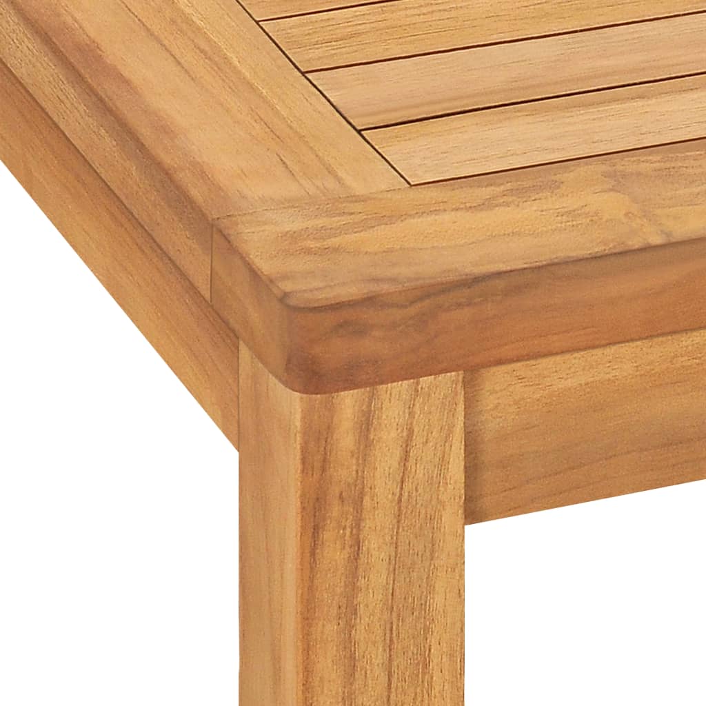 Utendørs spisestue 7 deler heltre teak vidaXL