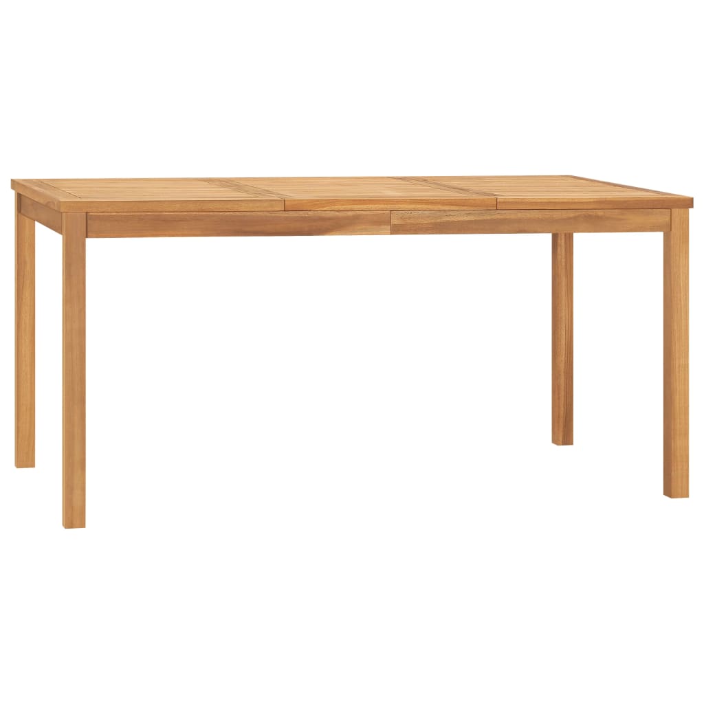 Hagespisegruppe 5 deler heltre teak vidaXL