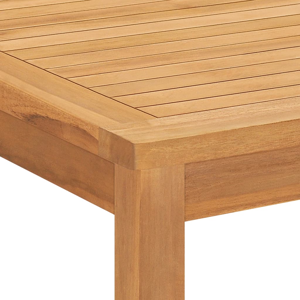 Utendørs spisestue 7 deler heltre teak vidaXL