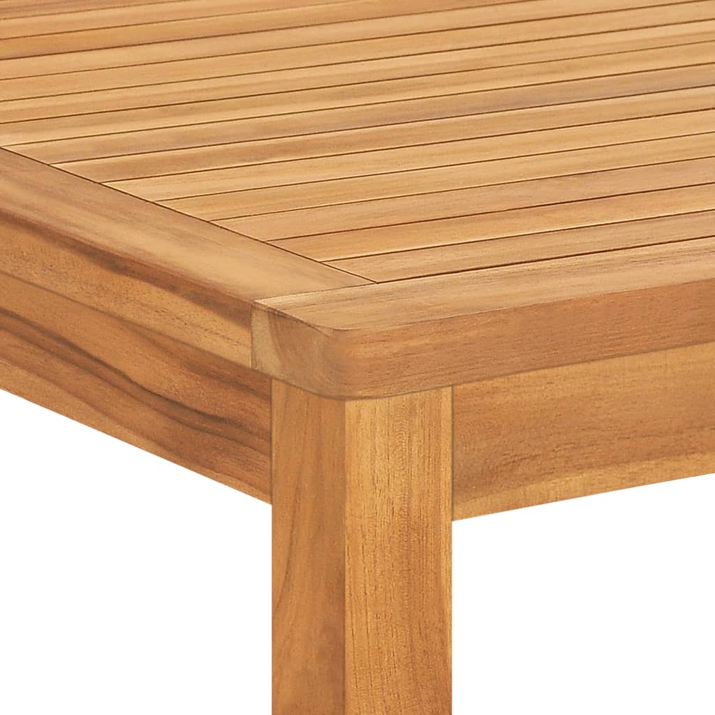 Hagespisegruppe 5 deler heltre teak vidaXL