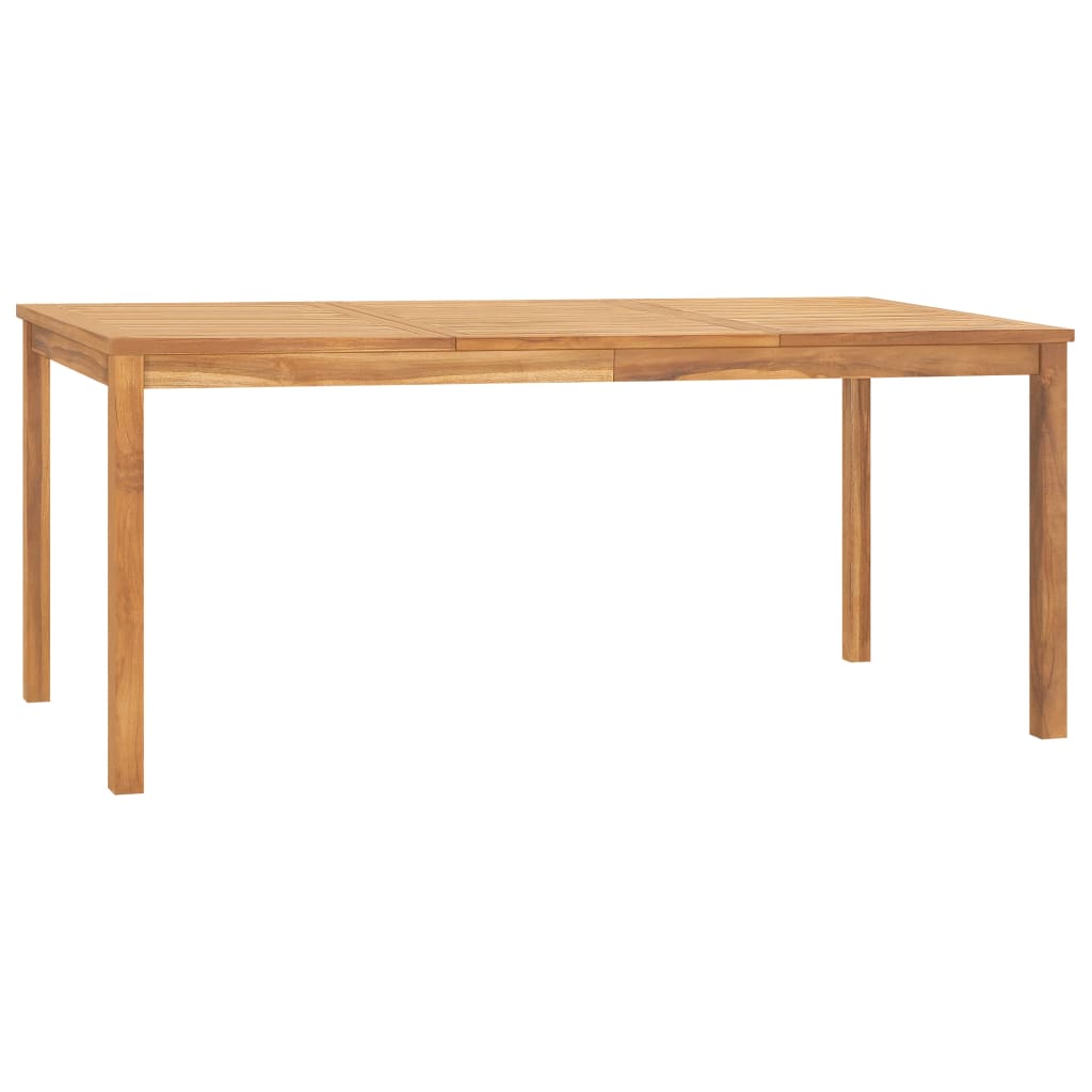 Utendørs spisestue 7 deler heltre teak vidaXL