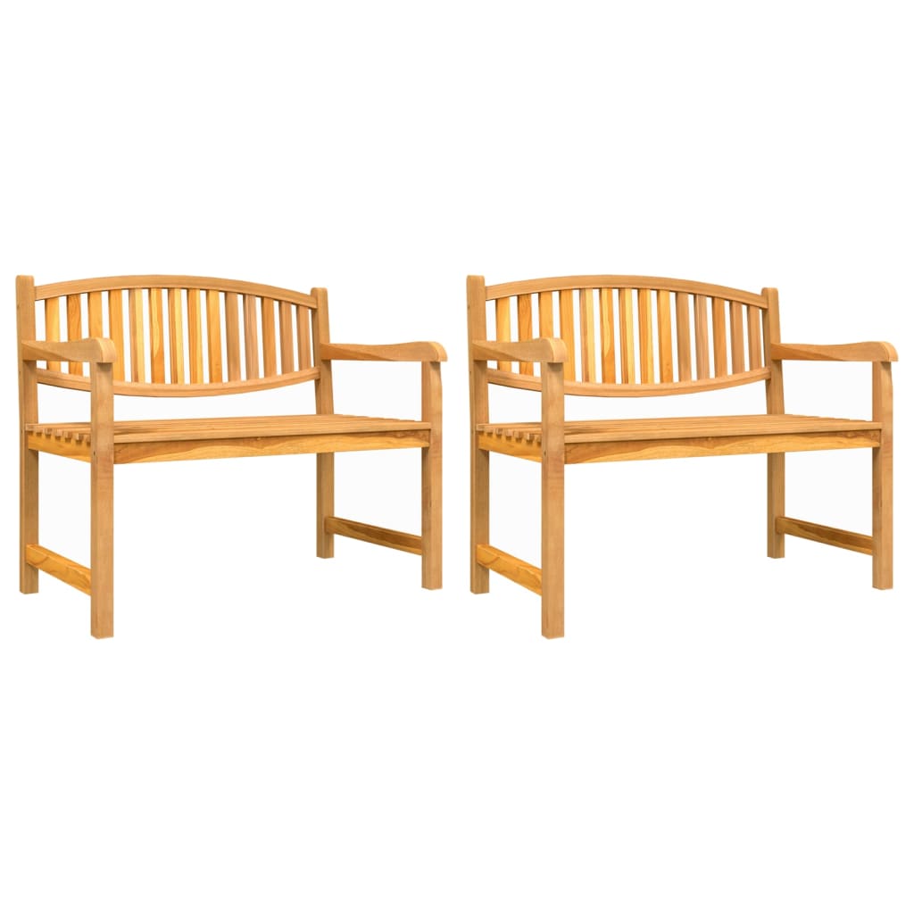 Hagespisegruppe 3 deler heltre teak vidaXL