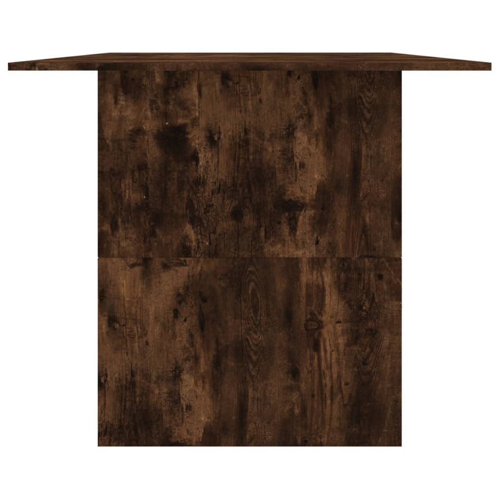 Spisebord røkt eik 180x90x76 cm konstruert tre