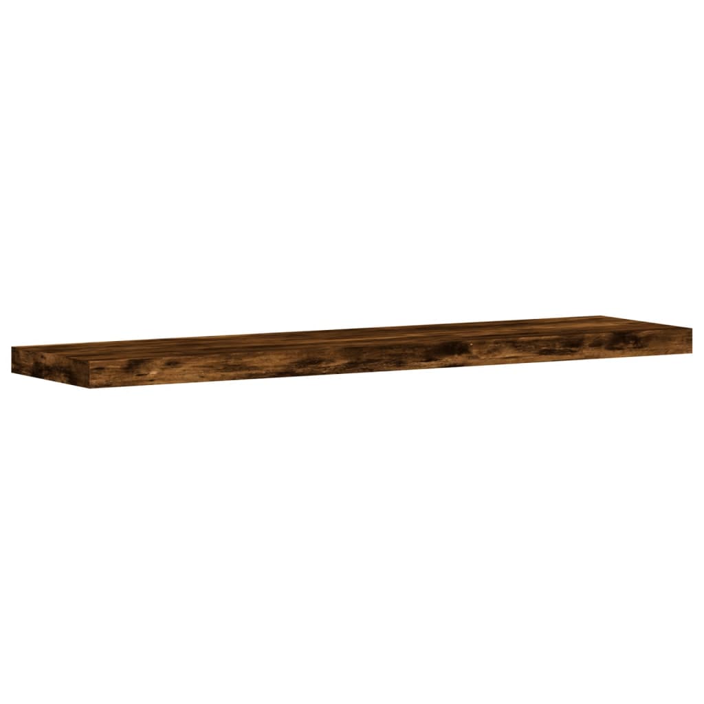 Vegghyller 4 stk røkt eik 40x10x1,5 cm konstruert tre