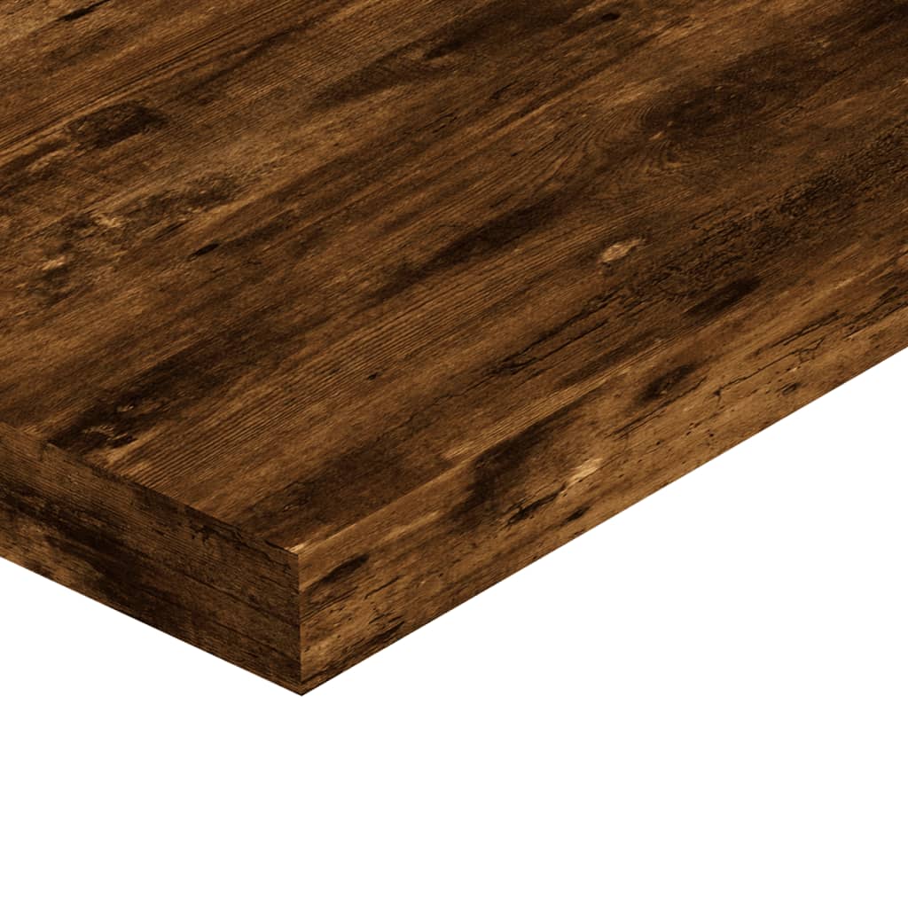 Vegghyller 4 stk røkt eik 40x10x1,5 cm konstruert tre