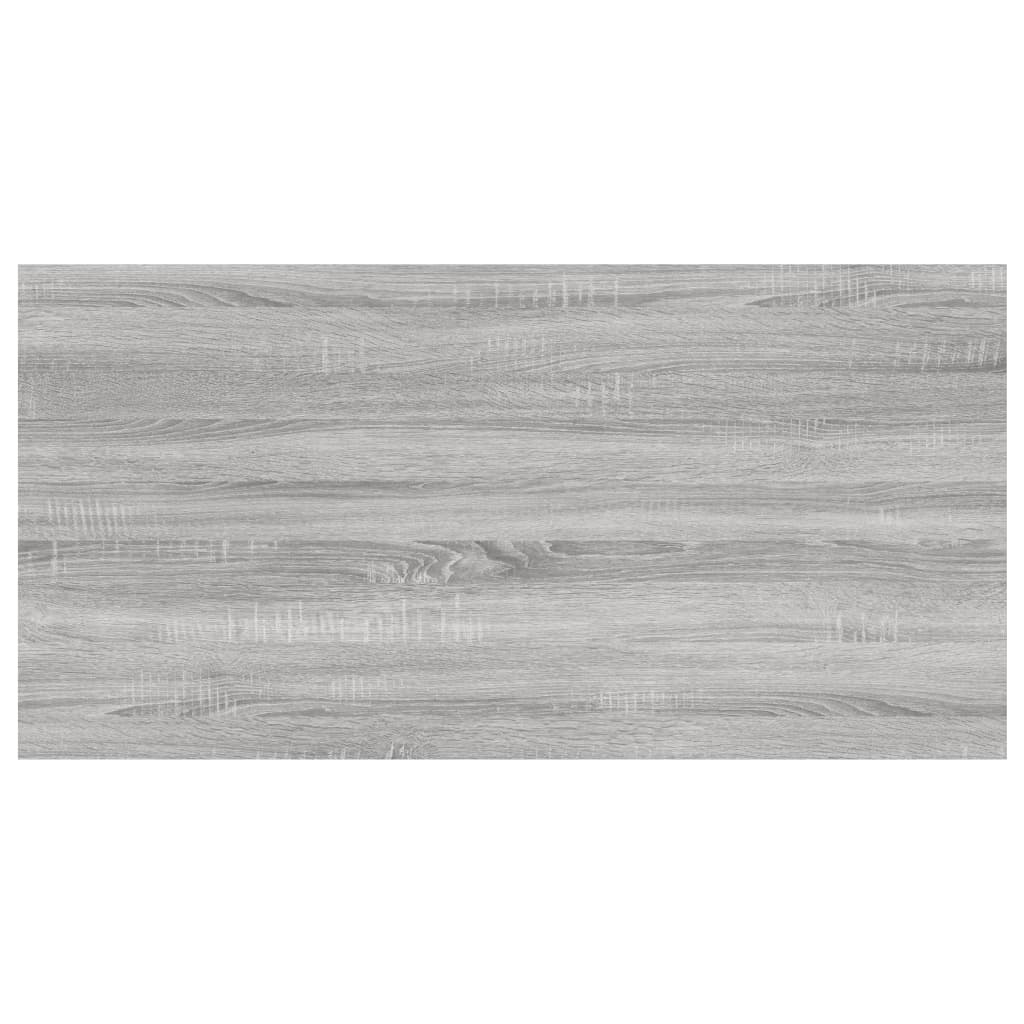 Vegghyller 4 stk grå sonoma 60x30x1,5 cm konstruert tre