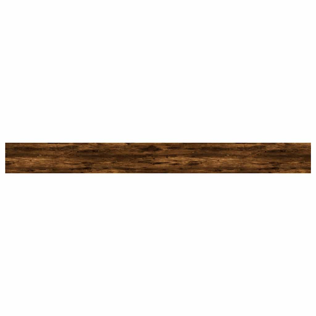 Vegghyller 4 stk røkt eik 100x10x1,5 cm konstruert tre