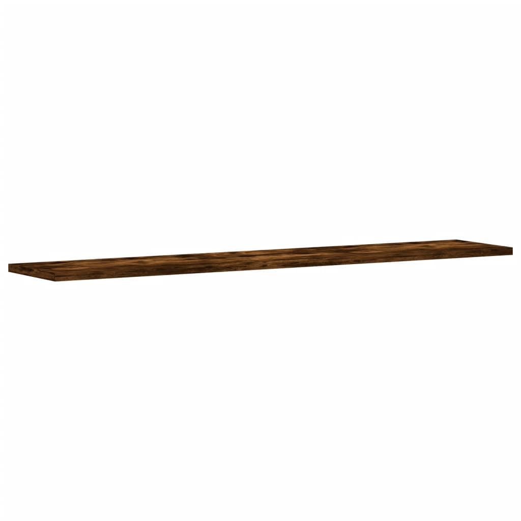 Vegghyller 4 stk røkt eik 100x20x1,5 cm konstruert tre