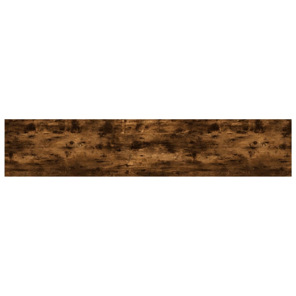 Vegghyller 4 stk røkt eik 100x20x1,5 cm konstruert tre