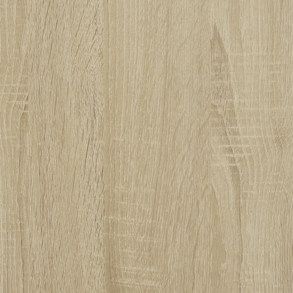 Highboard med glassdører sonoma eik 35x37x120 cm