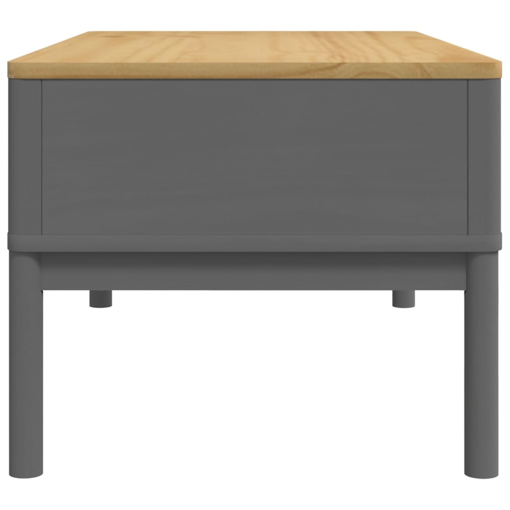 Salongbord FLORO grå 99x55,5x45 cm heltre furu