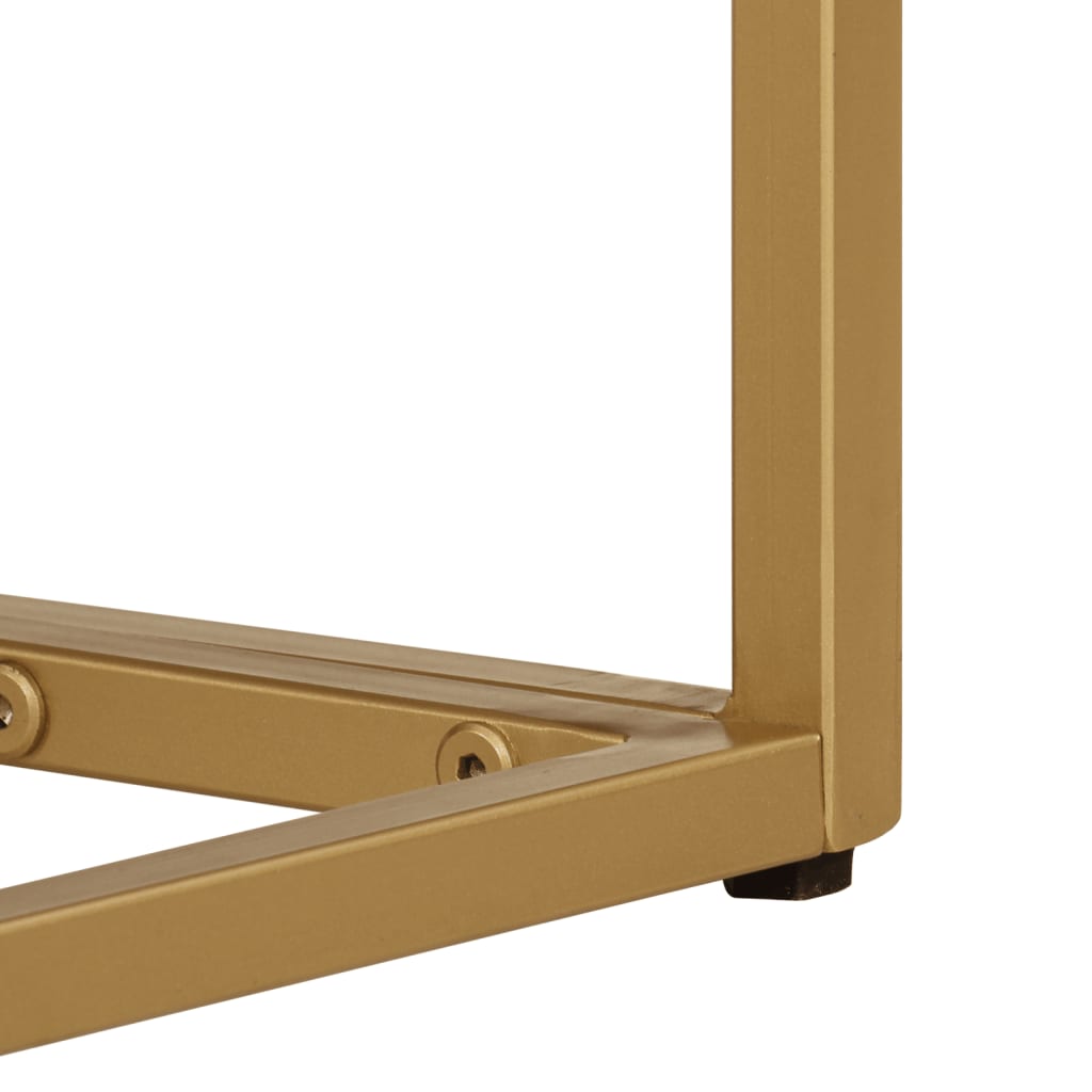 Konsollbord 90x30x76 cm heltre mango og jern