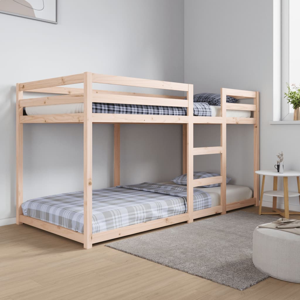 Køyeseng uten madrass 90x200 cm heltre furu
