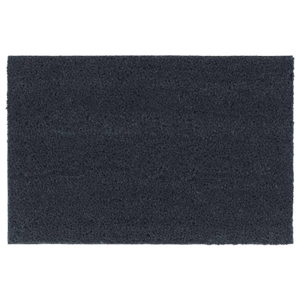 Dørmatte mørkegrå 40x60 cm tuftet kokosfiber