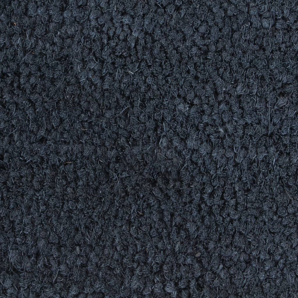Dørmatte mørkegrå 40x60 cm tuftet kokosfiber