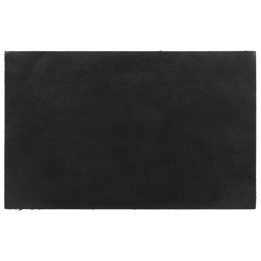 Dørmatte mørkegrå 50x80 cm tuftet kokosfiber