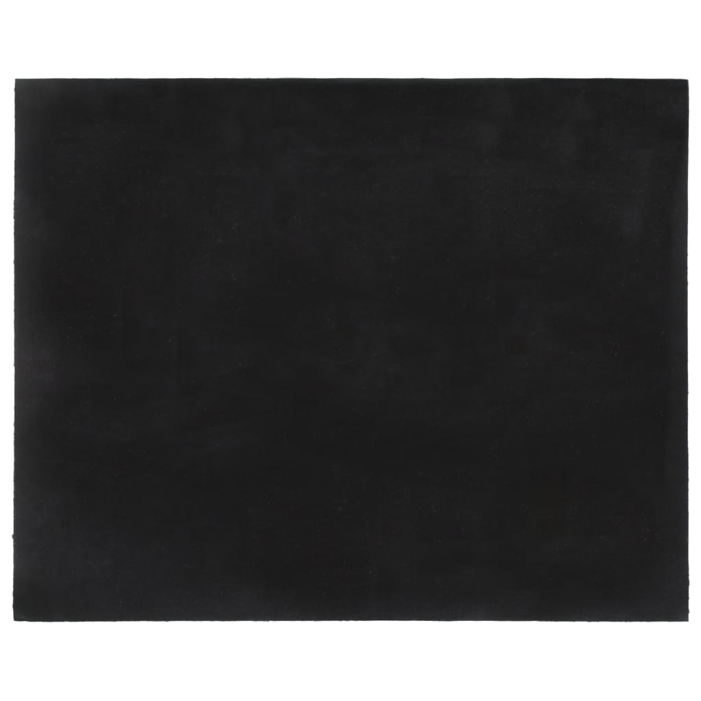 Dørmatte mørkegrå 80x100 cm tuftet kokosfiber