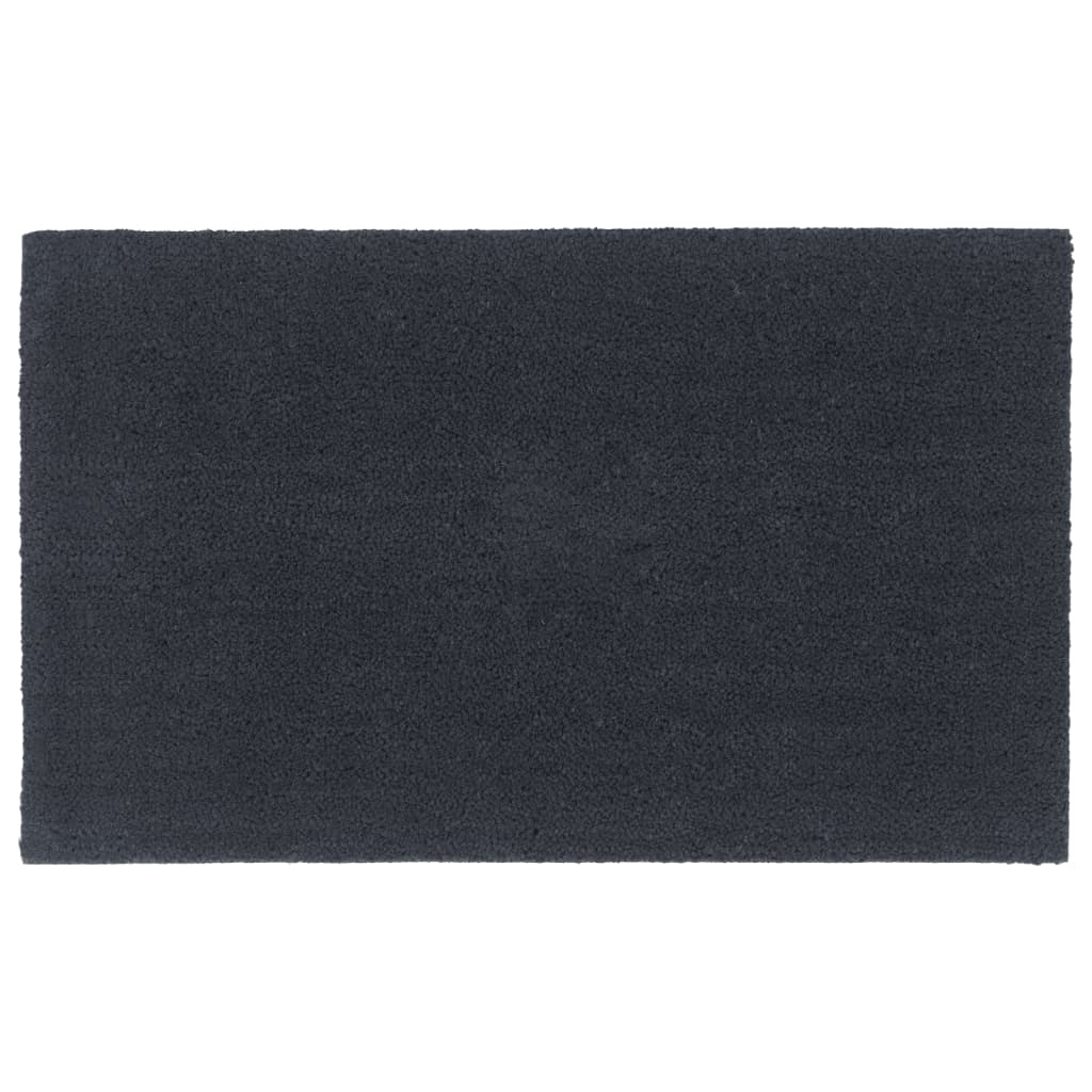 Dørmatte mørkegrå 90x150 cm tuftet kokosfiber