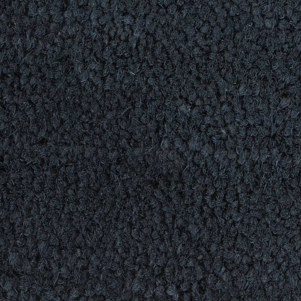Dørmatte mørkegrå 100x300 cm tuftet kokosfiber