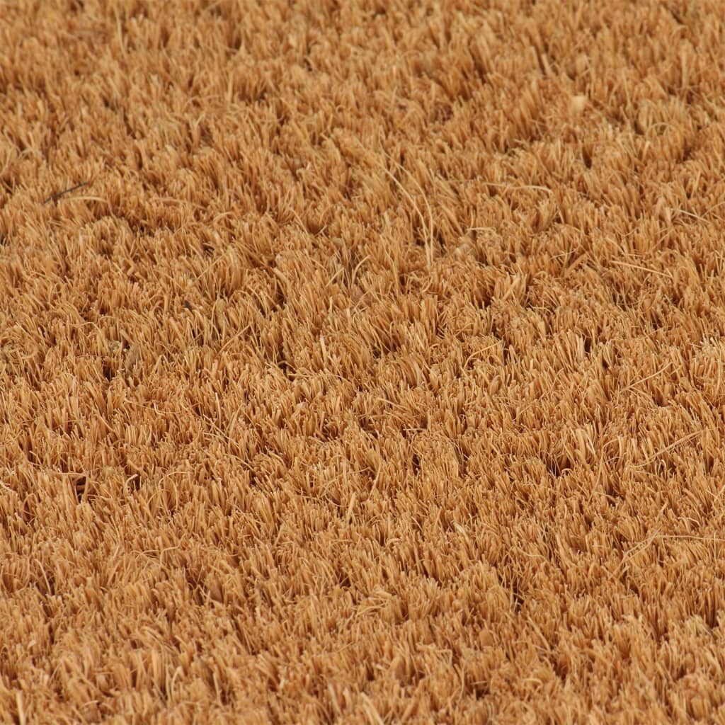 Dørmatte naturlig 80x100 cm tuftet kokosfiber