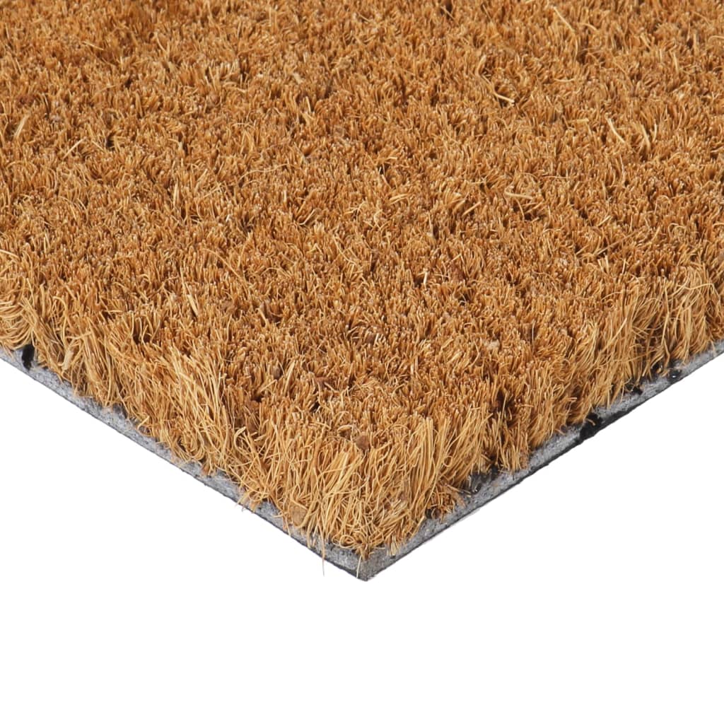 Dørmatte naturlig 45x75 cm tuftet kokosfiber