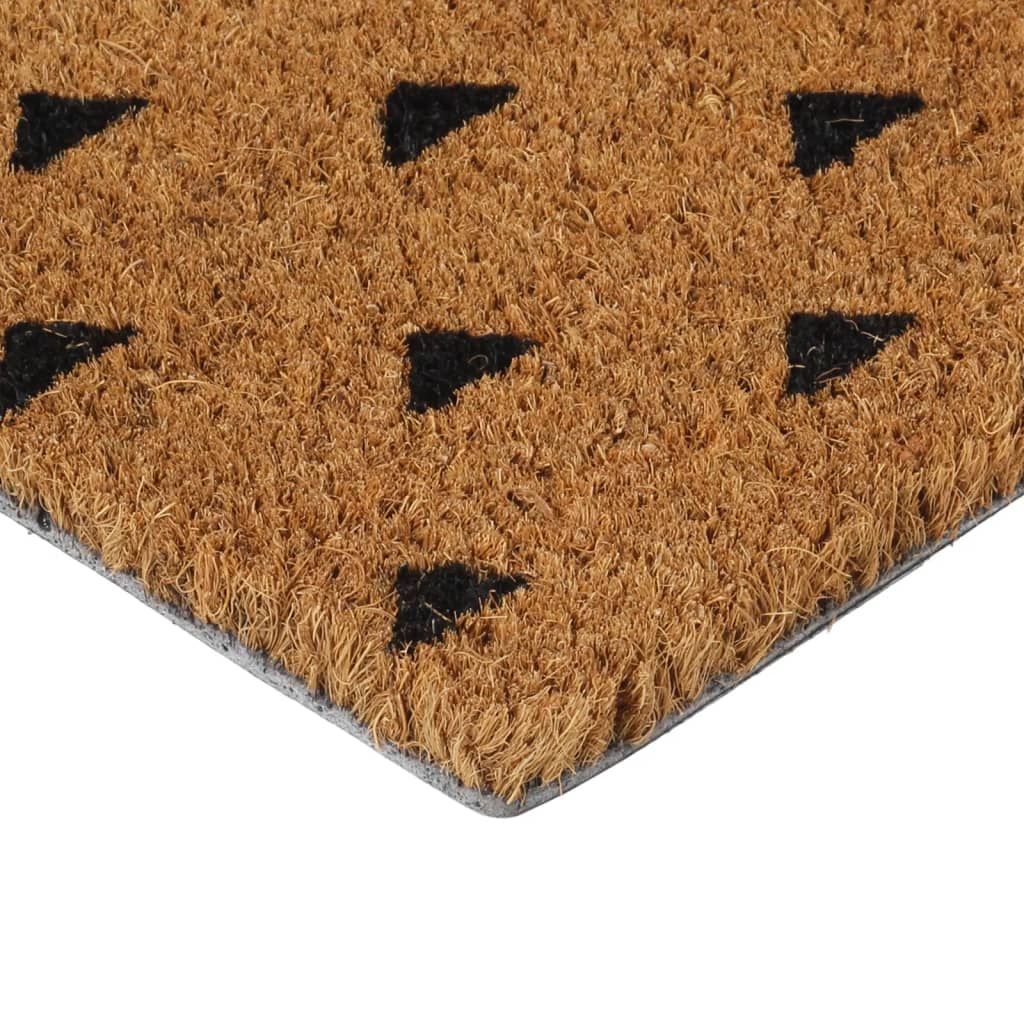 Dørmatte naturlig 45x75 cm tuftet kokosfiber