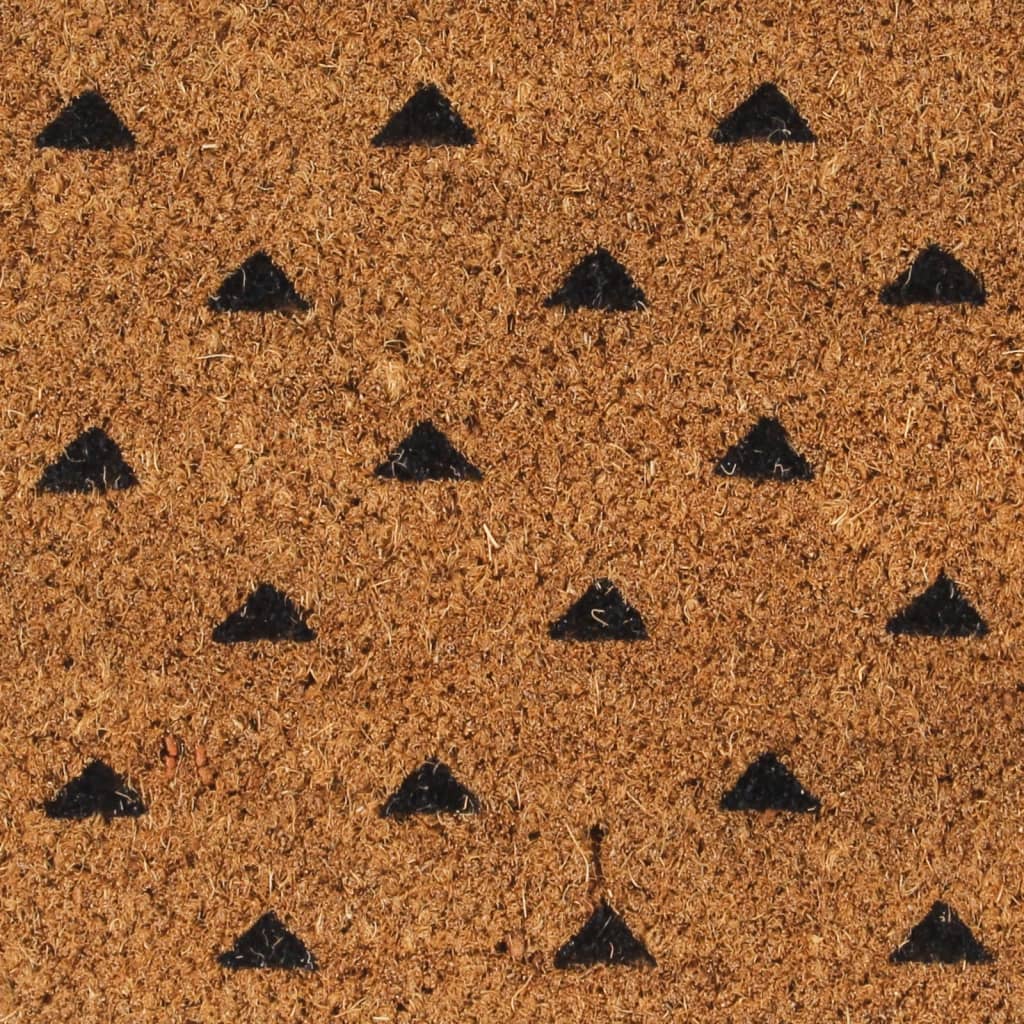 Dørmatte naturlig 45x75 cm tuftet kokosfiber