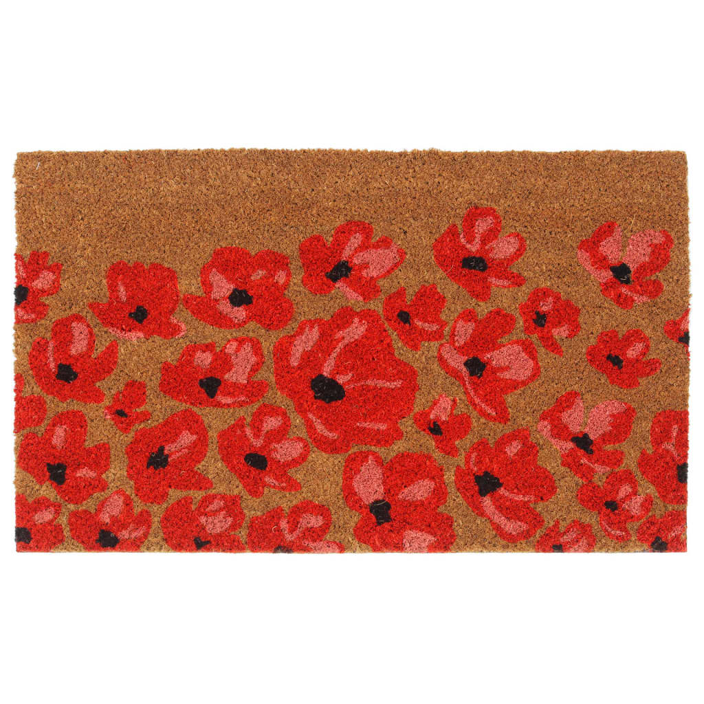 Dørmatte naturlig 45x75 cm tuftet kokosfiber