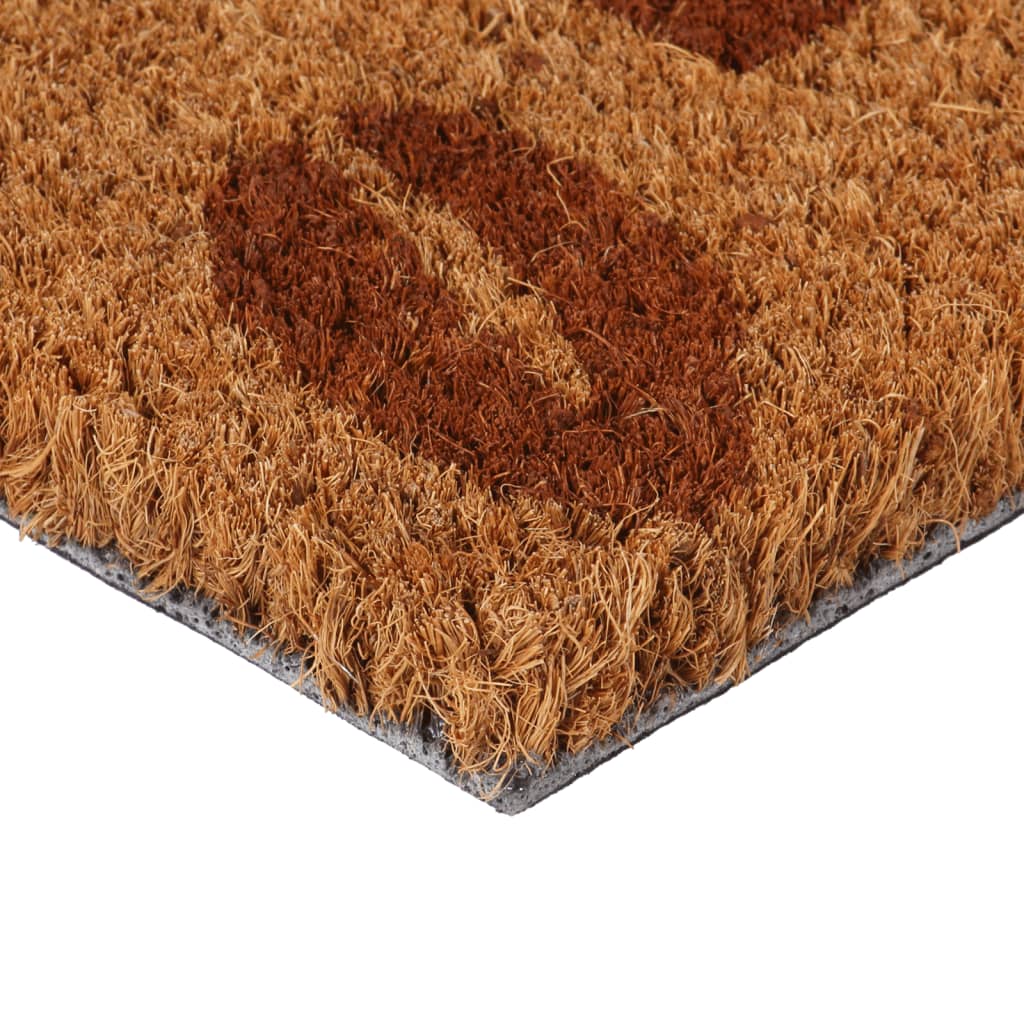 Dørmatte naturlig 40x60 cm tuftet kokosfiber