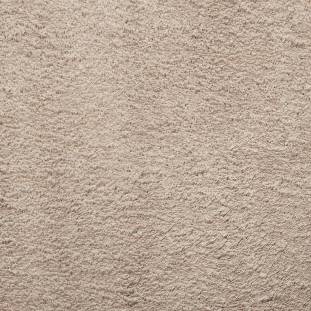 Teppe HUARTE kort luv mykt og vaskbart sand 100x200 cm