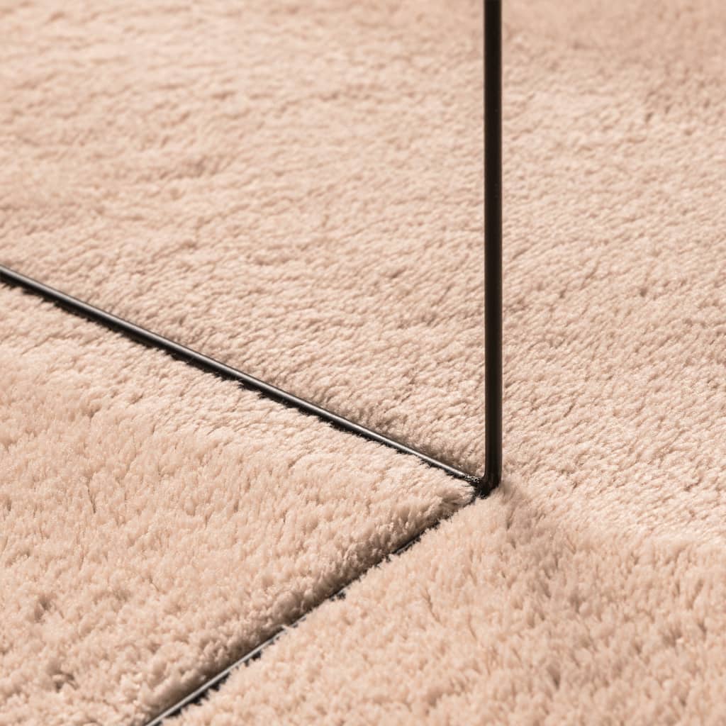 Teppe HUARTE kort luv mykt og vaskbart blush 200x280 cm