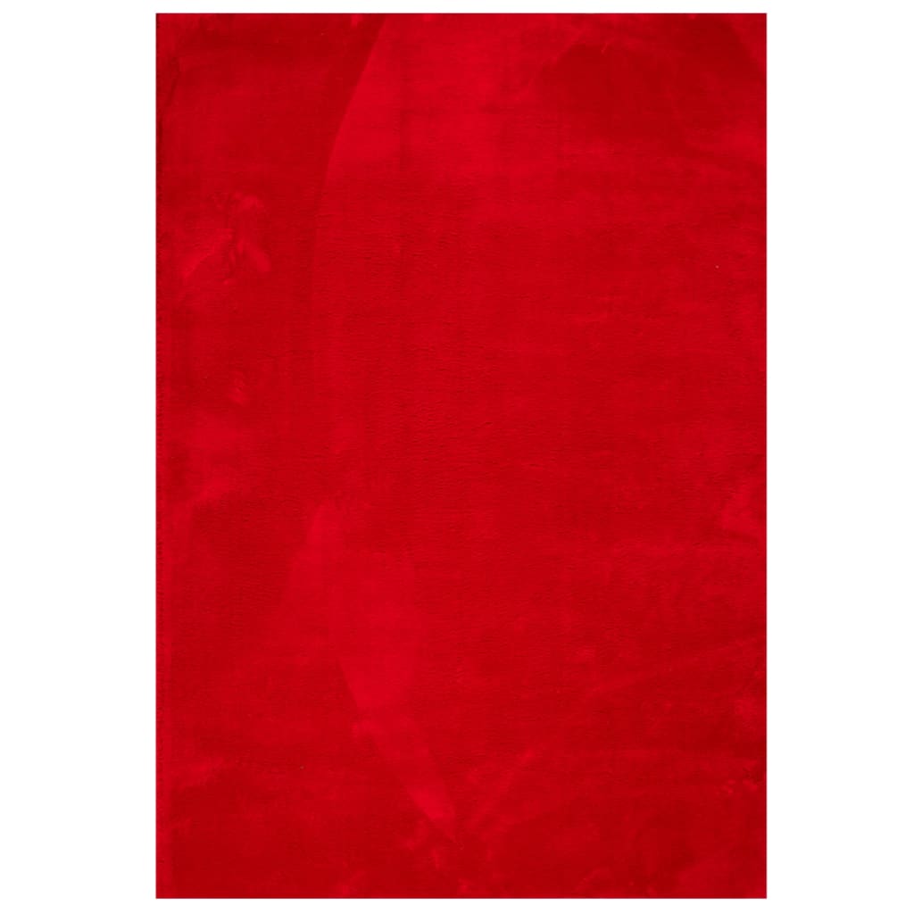 Teppe HUARTE kort luv mykt og vaskbart rød 160x230 cm