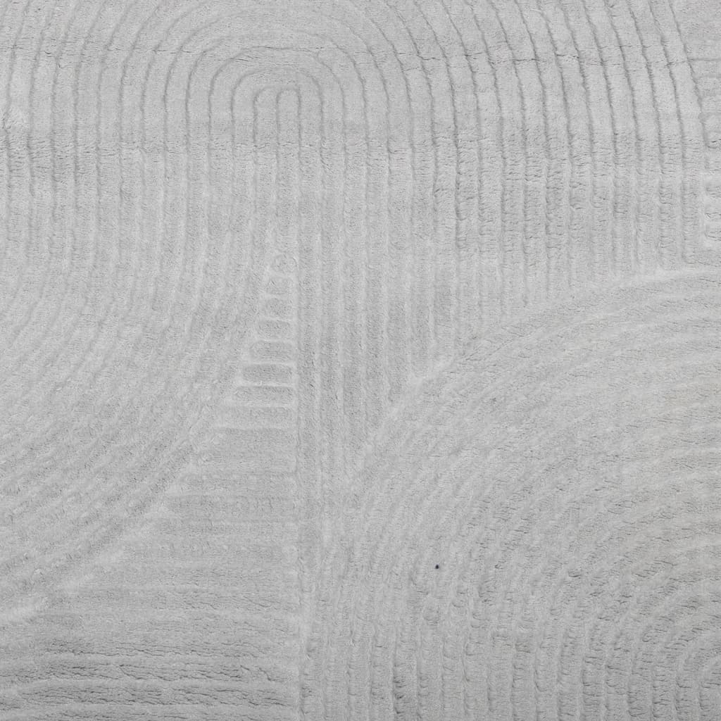 Rug IZA kort luv skandinavisk utseende grå 100x200 cm
