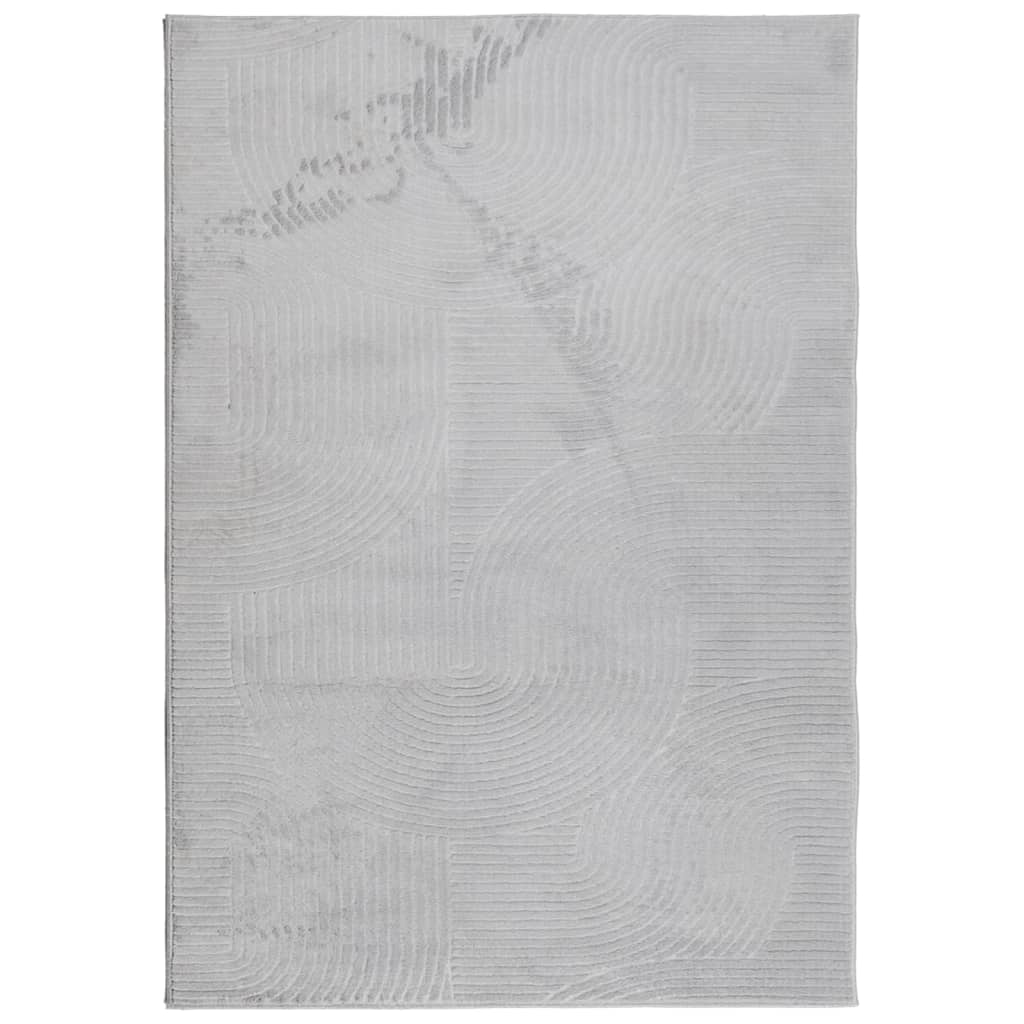 Rug IZA kort luv skandinavisk utseende grå 160x230 cm