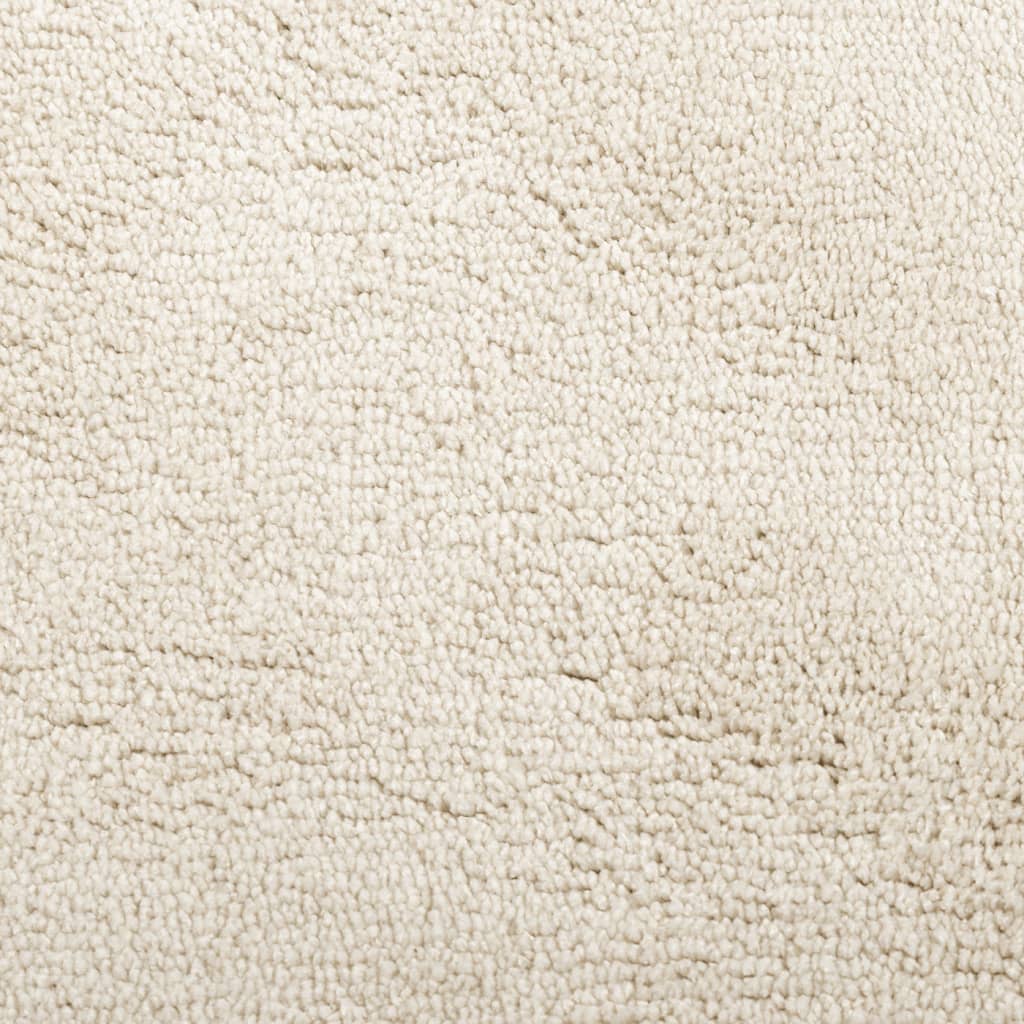 Teppe OVIEDO kort luv beige 120x120 cm