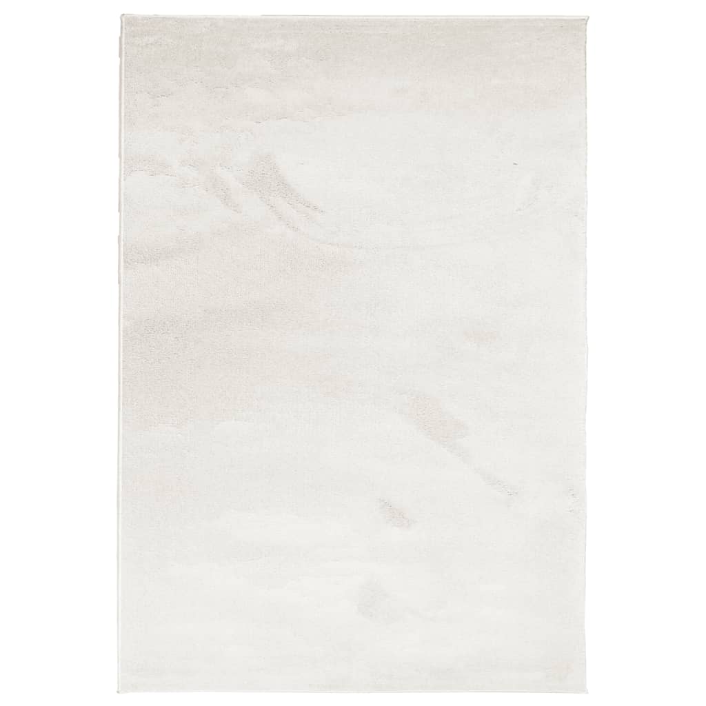 Teppe OVIEDO kort luv beige 140x200 cm