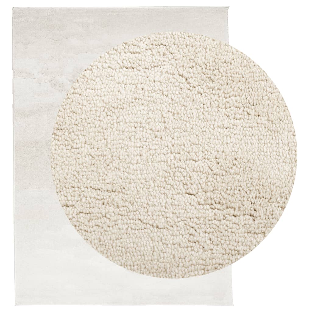 Teppe OVIEDO kort luv beige 240x340 cm
