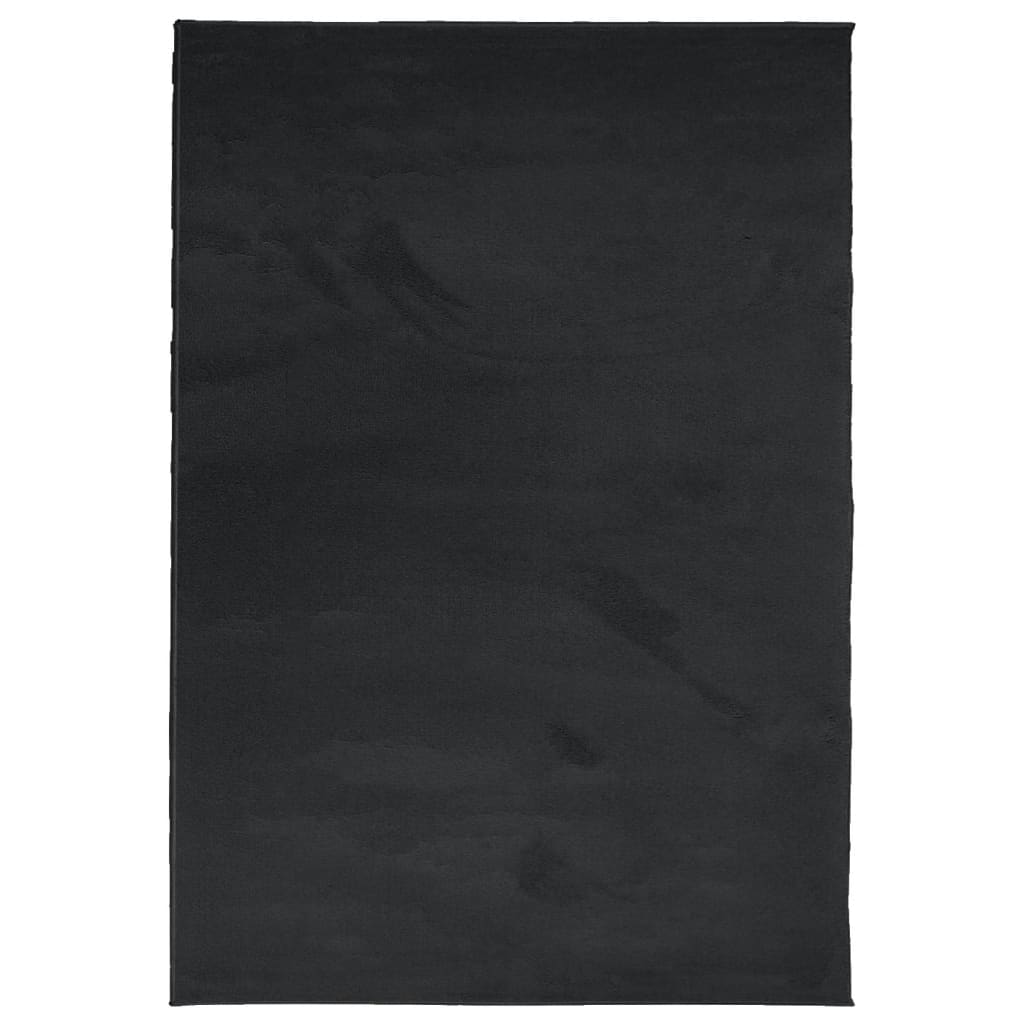 Teppe OVIEDO kort luv svart 200x280 cm