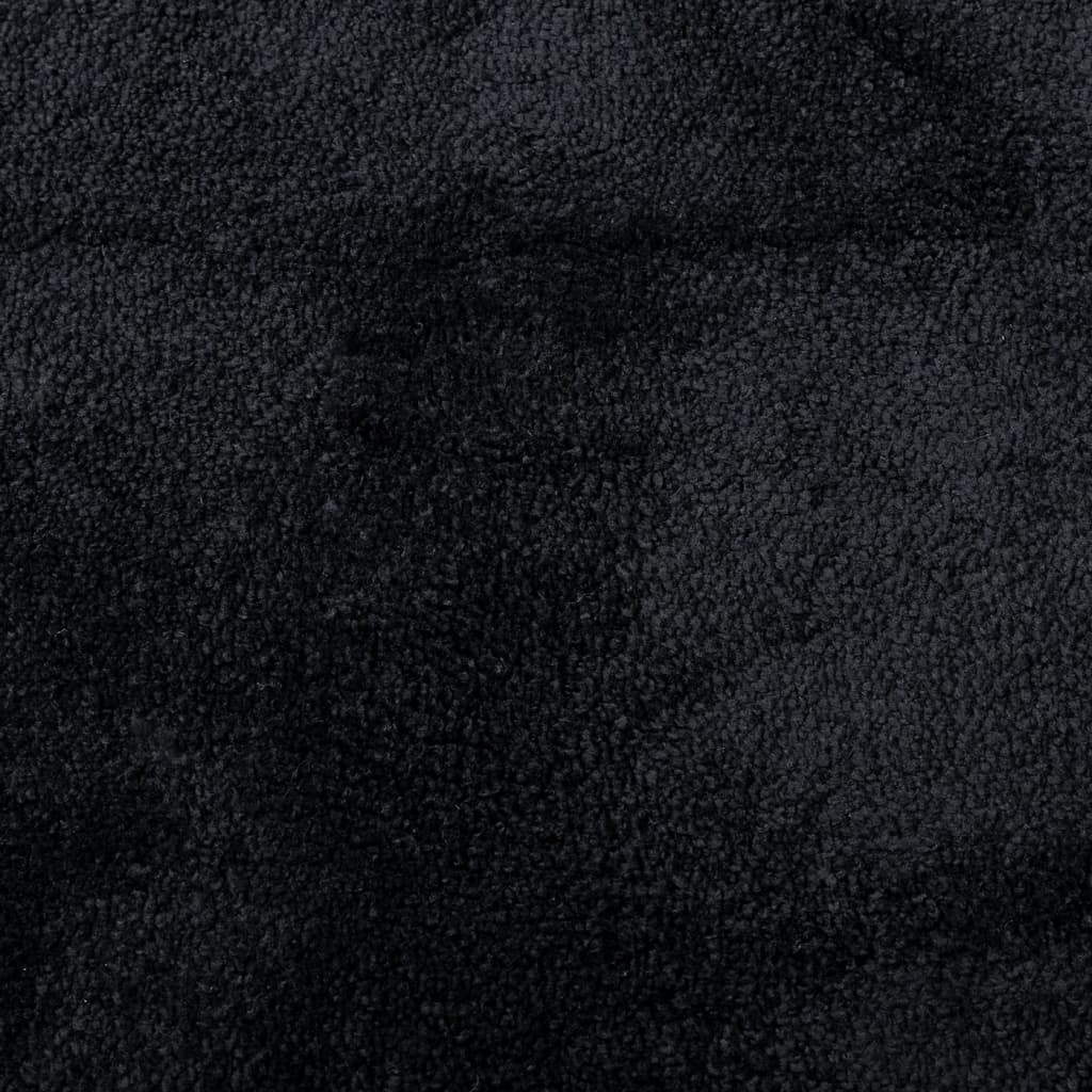 Teppe OVIEDO kort luv svart 240x340 cm