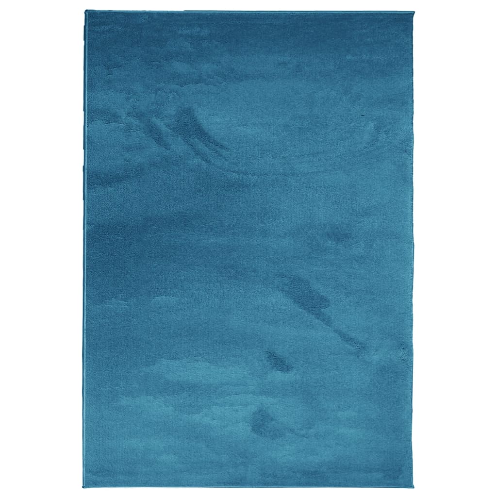 Teppe OVIEDO kort luv turkis 160x230 cm
