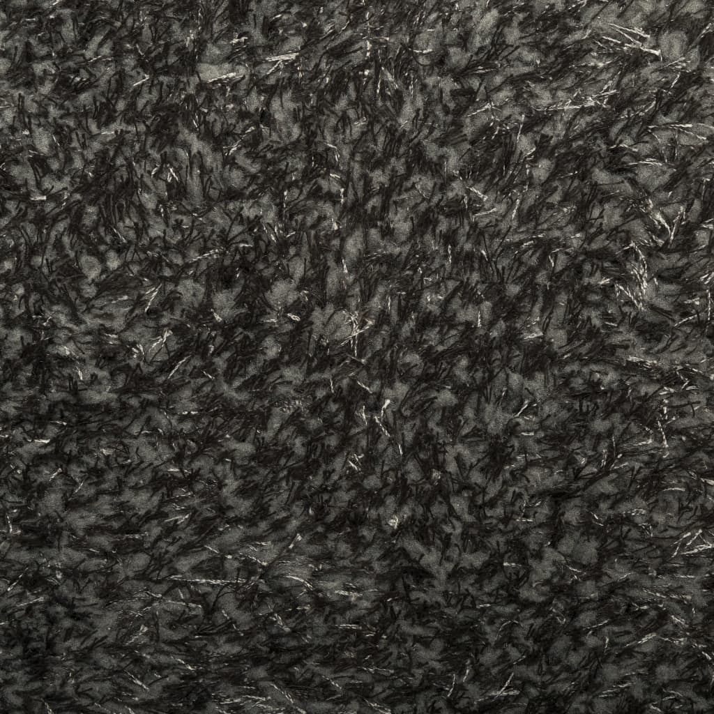 Teppe ISTAN lang luv skinnende utseende antrasitt 100x200 cm